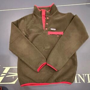 Patagonia Black Fleece with Pink Trim-XS